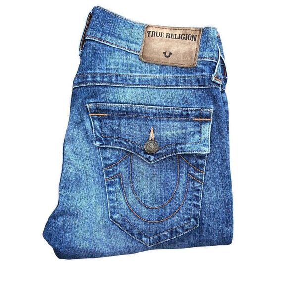 2015 True Religion Jeans Size 30 ROCCO Blue - Picture 6 of 10